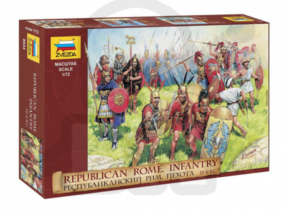 Rome Ripper Models Battle-Models > 1:72 Republican Rome Infantry III-II BC